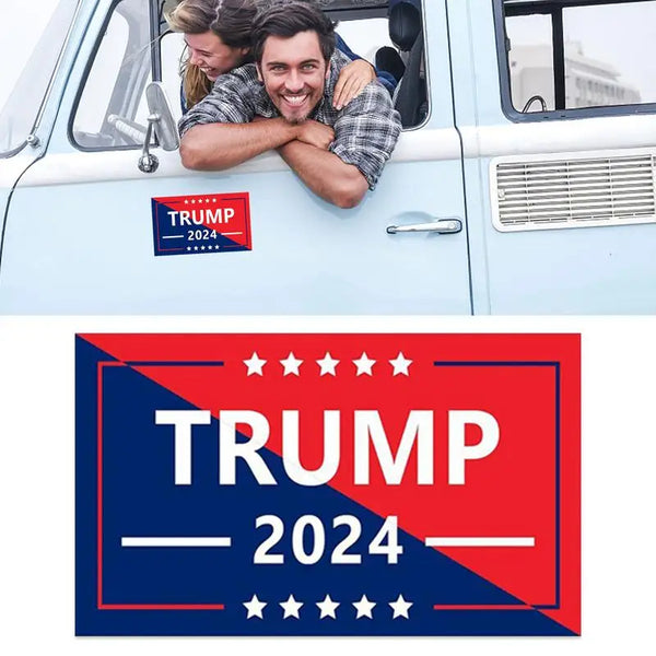 Trump 2024 Car Bumper Sticker Waterproof